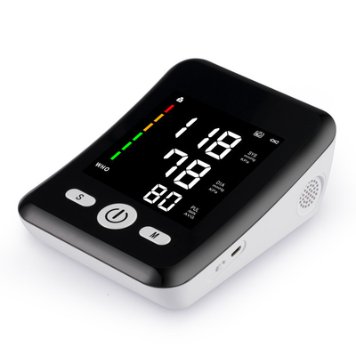 Σπίτι ιατρικό Sphygmomanometer με την έξυπνη ταυτόχρονη ανίχνευση επίδειξης του ποσοστού καρδιών