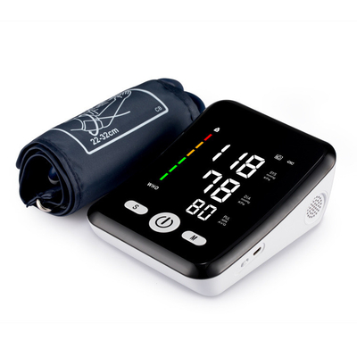 Σπίτι ιατρικό Sphygmomanometer με την έξυπνη ταυτόχρονη ανίχνευση επίδειξης του ποσοστού καρδιών
